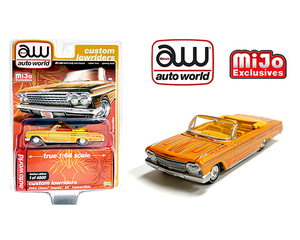 autoworld 1/64 シボレー インパラ SS コンバーチブル 1962 ゴールド ローライダー MiJo限定 Chevy Impala CP7739 オートワールド ミニカー