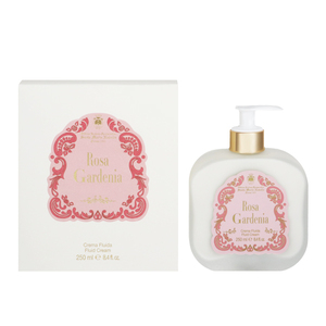 サンタ・マリア・ノヴェッラ ボディミルク ローザ・ガーデニア (ガラスボトル) 250ml ROSA GARDENIA FLUID BODY CREAM - GLASS FORMAT