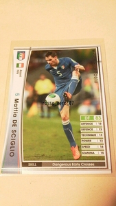 ☆WCCF2012-2013☆12-13Ver.2.0☆A37☆白☆マッティア・デ・シリオ☆イタリア代表☆Mattia De Sciglio☆Azzurri☆