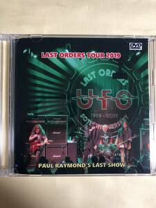 UFO DVD VIDEO LAST ORDERS TOUR 2019 PAUL RAYMOND