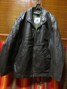 上質 珍品 陸軍 ? Eclair Zip 70s 80s ビンテージ フランス軍 ? レザー フライト ジャケット ■ 民間品 ■ ユーロ ドイツ軍 USA ma1 a2