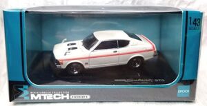 MTECH MITSUBISHI COLT Galant エムテック 三菱 コルトギャラン GTO ホワイト 1/43 ミニカー 未開封品