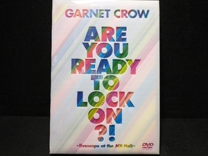 DVD GARNET CROW Are You Ready To Lock On!?~livescope at the JCB Hall~　ガーネットクロウ