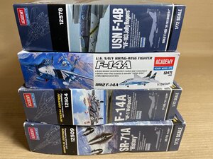 プラモデル　接着剤無　未組立　箱ダメージ有　アカデミー　1/72　戦闘機　4点セット