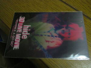 hide / 3D LIVE MOVIE PSYENCE A GO GO 3Dポストカード 未開封 X JAPAN エックス LEMONED ZILCH SPREAD BEAVER