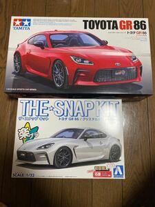 タミヤ 1/24 gr86 プラモデル スポーツカーシリーズ アオシマ楽プラ　トミカ　スナップキット　セット　未組立