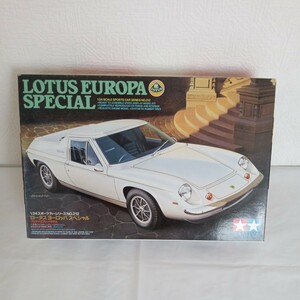 K-79【中古】 未組立　TAMIYA　LOTUS EUROPA SPECIAL　1/24 ロータスヨーロッパスペシャル　フルディスプレイモデル　白　ホワイト　