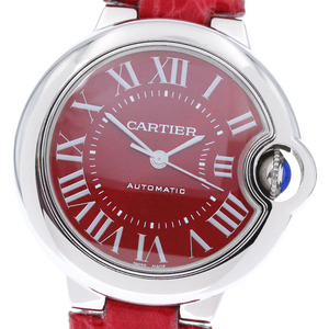 カルティエ CARTIER WSBB0022 バロンブルー 自動巻き レディース 良品 保証書付き_845626