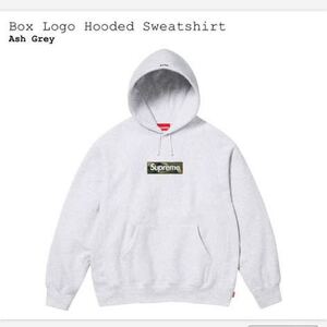 Supreme Box Logo Hooded Sweatshirt Ash Grey Camo シュプリーム ボックスロゴ フーディ カモ 初期復刻 NIGO 迷彩 グレー