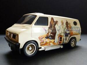 1978年 STAR WARS スターウォーズ Kenner SSP VANS フリクションバン R2-D2 C-3PO ハンソロ チューバッカ アメ車 ミニカー オールドケナー