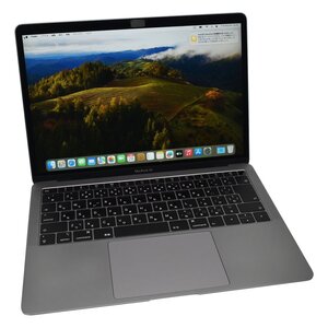 1円スタート MacBook Air 13 2018 A1932 i5 1.6GHz 8GB 256GB OS Sonoma スペースグレイ 中古品 11-12