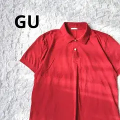 GU ジーユー トップス ポロシャツ 半袖 ビビット リブ カジュアル 定番