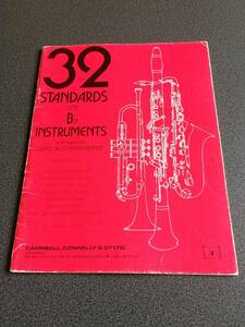 ♪♪32standards for B♭instruments/洋書・ピアノ伴奏付　Bフラット楽器用　楽譜♪♪