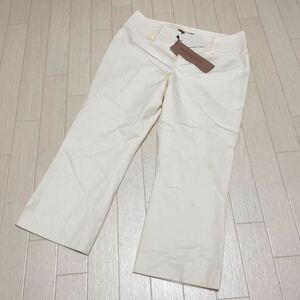 和46★① 新品 訳あり PROPORTION BODY DRESSING プロポーションボディドレッシング 7分丈ほど パンツ ボトムス 2 レディース ホワイト