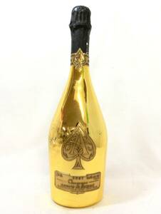 1000円スタート 酒 Champagne ARMAND DE BRIGNAC BRUT ゴールド 750ml 12.5％ シャンパン アルマン ド ブリニャック 未開栓 SWB 酒U525