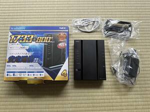 【1円～】NEC 無線LANルーター Aterm WG2600HP3