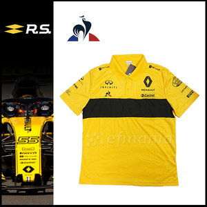 【非売品】 ルノー・スポールF1 支給品ポロシャツ S ルコック・スポルティフ 新品★日本GP メガーヌ ルーテシア トゥインゴ カングー