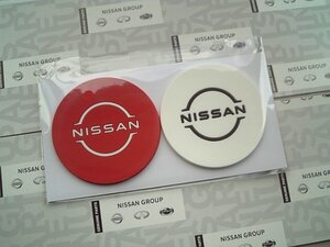 日産純正 nismo カップホルダープレート(白×赤) R35 R34 R33 R32 GT-R GTR Z34 Z33 Z32 フェアレディZ S15 S14 S13 シルビア 180SX