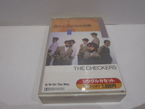 カセットテープ　チェッカーズ　Jim & Janeの伝説　シングル