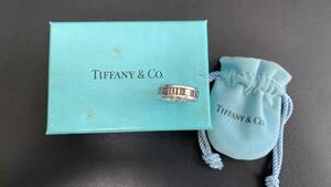 【中古品】TIFFANY&Co. ティファニー アトラスリング SV925 スターリングシルバー SILVER 指輪 5.5g Tiffany&Co.