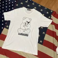 アンダーカバー　GURUGURU期　目隠しベア　Tシャツ　白　サイズ2