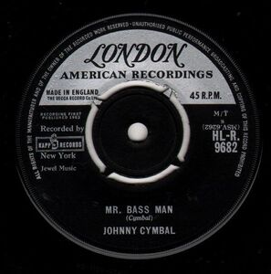 英7 Johnny Cymbal Mr. Bass Man HLR9682 London Records, London American Recordings /00080