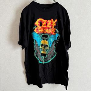 即決【日本未発売】オジーオズボーン Tシャツ US/Lサイズ BLACK 黒 OZZY OSBOURNE ロックバンドTメタル ブラックサバス メンズユニセックス