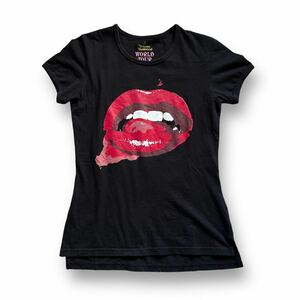 Vivienne Westwood ヴィヴィアンウエストウッド WORLD TOUR ワールドツアー　リップTシャツ　サイズM カットソー