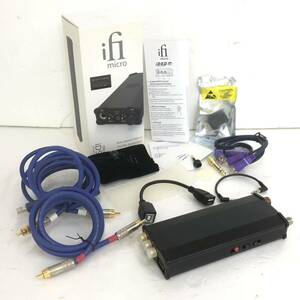 □ iFi audio micro iDSD Black Label DSD512 ヘッドフォンアンプ ヘッドホンアンプ USB 元箱 付属品多数 通電確認済み □24060203