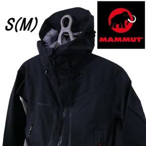 残わずか　新品 マムート 山岳 ハードシェルジャケット 防水ジャケット S M 登山 マサオジャケット mammut Masao HS Hooded Jacket 黒