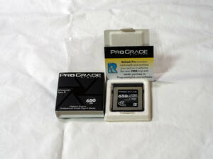 美品 ProGrade Digital CFexpress 2.0 Type B COBALT 650GB