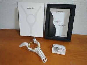 COLIBRY スレッディング脱毛器 (ホワイト×ゴールド)