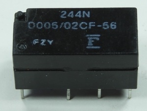 複数ok! 富士通 ミニチュアリレー FBR244N D005/02CF-66 4.5V