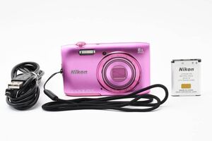 ★美品★ Nikon ニコン COOLPIX S3600 アザレピンク コンパクトデジタルカメラ