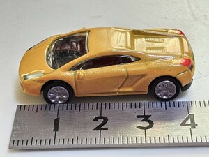 送料140円～京商 1:100 ランボルギーニミニカー　ガヤルド　イエロー　1/100 　サークルＫサンクス　274931145