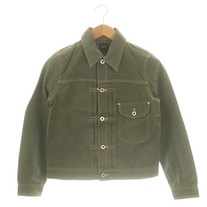 未使用品 リー LEE タグ付き COWBOY JACKET CZ-TENT テントクロス カウボーイジャケット 34 S カーキ /KO ■OS メンズ