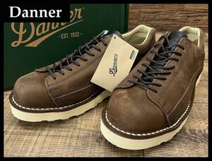 送無 新品 Danner ダナー D314110 ROCKFORD ロックフォード 本革 レザー ローカット ブーツ 短靴 シューズ ステッチダウン製法 茶 26.0 ①