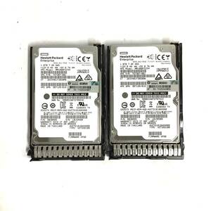 K6090562 HP 1TB SAS 7.2K 2.5インチ G8マウンタ HDD 2点【中古動作品】