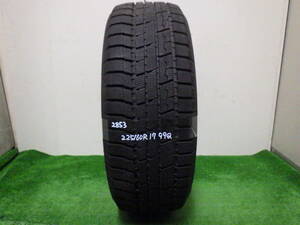 2853【中古スタッドレスタイヤ】トーヨー　ウインタートランパスTX　225/60R17　2022年製造　1本 引き取り 持ち込みタイヤ交換茨城