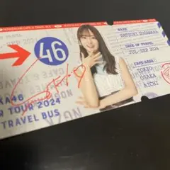 乃木坂46真夏の全国ツアーカフェ2024菅原咲月トラベルステッカー