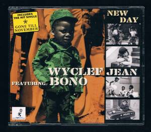 MAXI-SINGLE CD：WYCLEF JEAN feat, BONO (U2)／NEW DAY [Type-B]