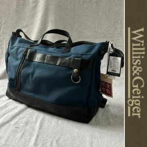 ★アウトレット処分 Willis&Geiger WGB-K01 ウィリス&ガイガー 帆布ショルダーバッグ BAG カバン ウエストベルト装備 日本製 A60502-3