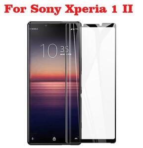 Xperia1 II フルカバー ガラス SO-51A SOG01 エクスペリア1 mk2 液晶保護 ガラス 保護フィルム Tempered Glass Screen Protector