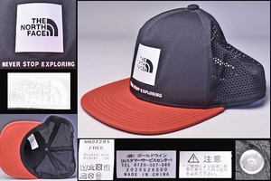 THE NORTH FACE ★ ノースフェイス ★ TECH LOGO CAP ★ NNO2285 ★ ホライズンレッドxブラック ★ サイズ調節可 ★ 野球帽 ★ キャップ ★