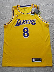 未使用品 SWINGMAN NBA LAKERS コービー・ブライアント BRYANT #8 ロサンゼルス・レイカーズ NIKE ナイキ スウィングマン ユニフォーム L