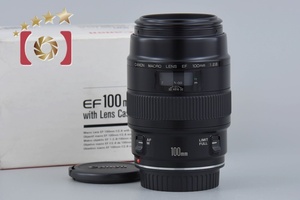 【中古】Canon キヤノン EF 100mm f/2.8 MACRO 元箱付き