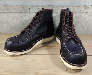 [極美品] ８８４９ ブラックプレーリー 茶芯 モックトゥ REDWING レッドウィング ワークブーツ ブラック 黒