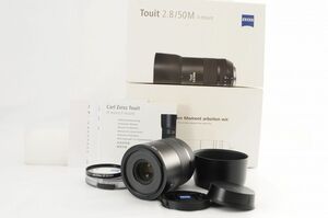 [美品] Carl Zeiss カールツァイス Touit 50mm F/2.8 Macro 富士フィルムXマウント #2850