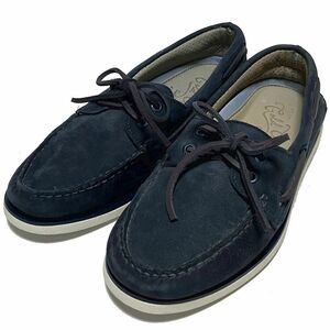 訳未使用 SPERRY TOP-SIDER GOLD CUP ヌバック レザー デッキシューズ US:8.5 CM:26.5 濃紺 スペリー トップサイダー ゴールドカップ