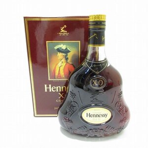 1円スタート 未開栓 Hennessy ヘネシー XO 金キャップ クリアボトル 700ml 40度 コニャック ブランデー 洋酒 お酒 アルコール飲料